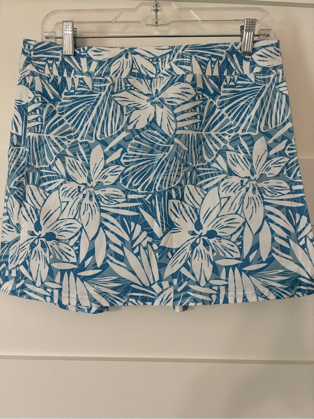 RipSkirt Hawaii Blue & White Tropical Skirt – Medium